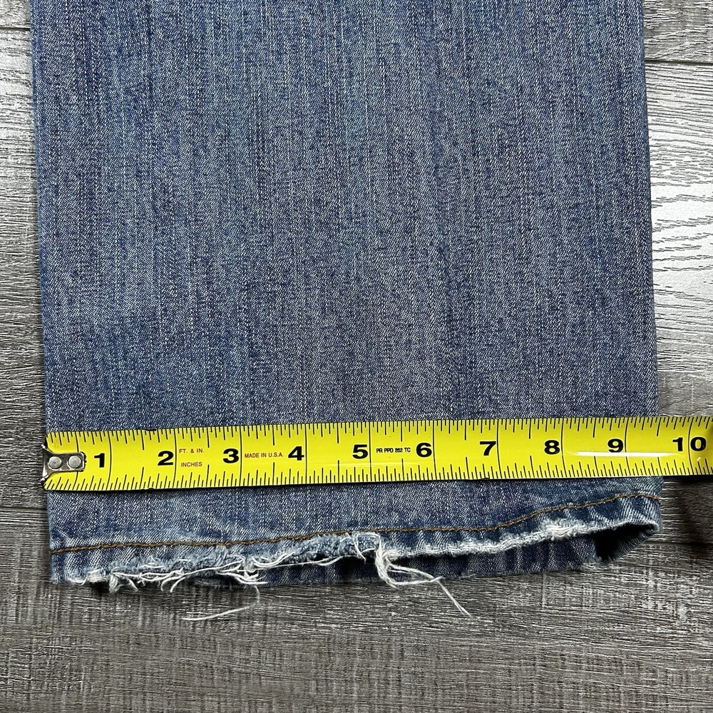 Rocawear Vintage Baggy Jeans Mens 34x33 Blue Denim Y2K Wide Leg Streetwear Good - Picture 8 of 8